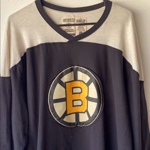 Boston Bruins Vintage CCM Black Long Sleeve 3xlt